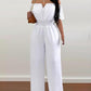 Off-shoulder jumpsuit