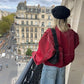Isabella | Oversized Leather Jacket