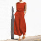 Georgia - Cotton linen jumpsuit