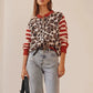 LILOU | MIXED PRINT CARDIGAN