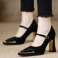 LANDRY | METALLIC TOE HEELS