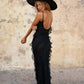 Camilla - Elegant dress with ruffles