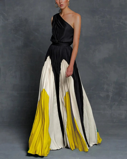 Estelle - One Shoulder Maxi Dresses