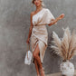 Ariah -Long one shoulder dress