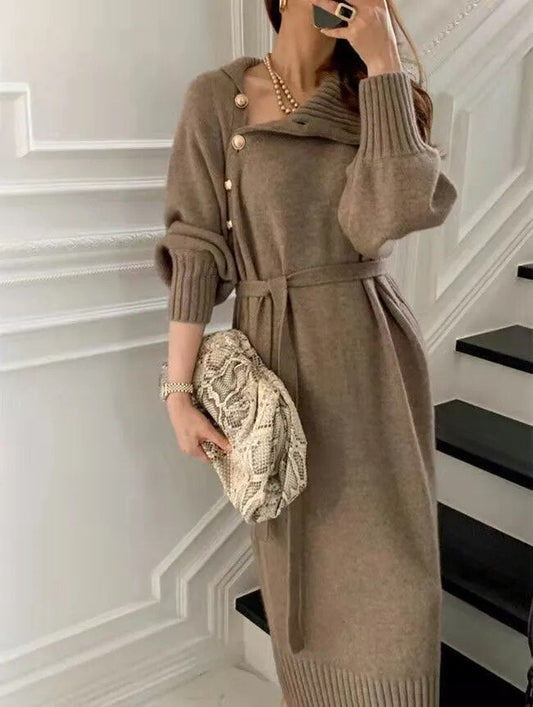 Nora - Dress with turtleneck