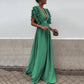 Kailey - Elegant dress with gathered sleeves