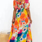 Anna - Dress with puff sleeves and floral print