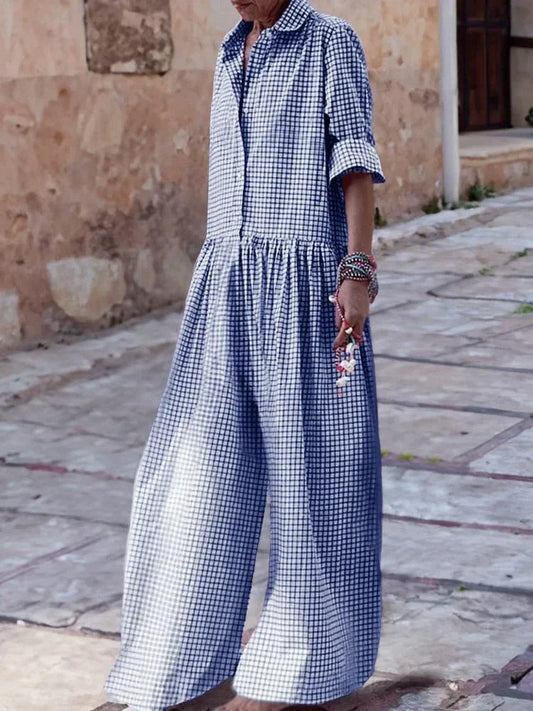 Eleanor - Checked Jumpsuit