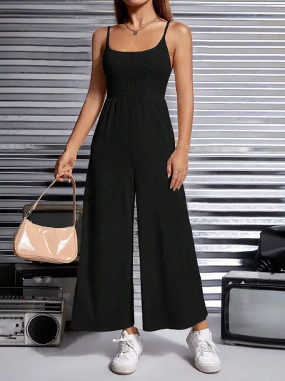 Aurelia - Sleeveless jumpsuit with wide legs