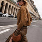 ELLEN | STUDDED SUEDE JACKET