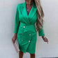 Double-breasted blazer dress