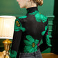 Eileen - Mesh top with floral motif