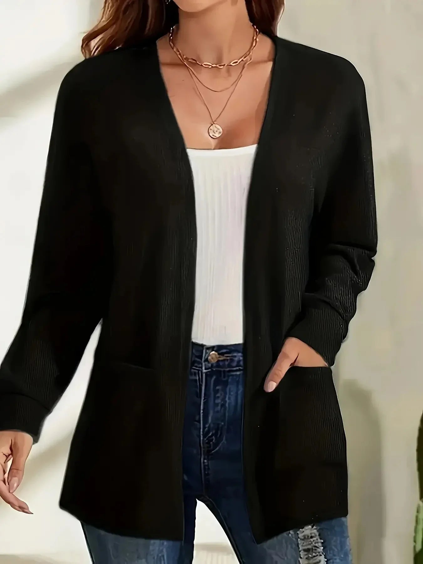 JAXIE | RELAXED POCKET CARDIGAN