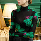 Eileen - Mesh top with floral motif
