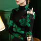 Eileen - Mesh top with floral motif