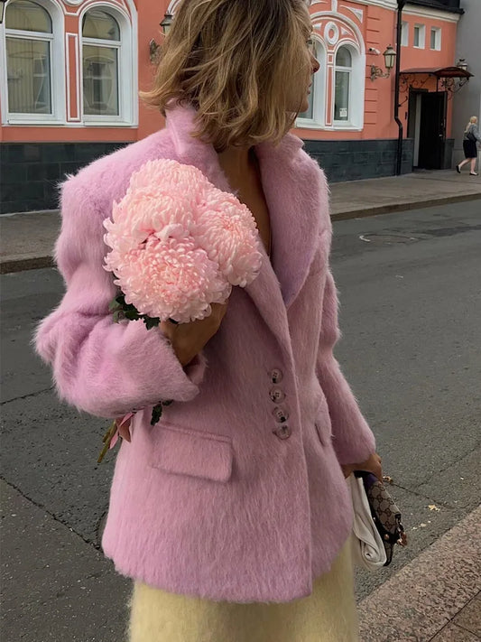 PRISCILLA | PLUSH COSY COAT