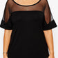 Plus Size Mesh Top for Summer 2025