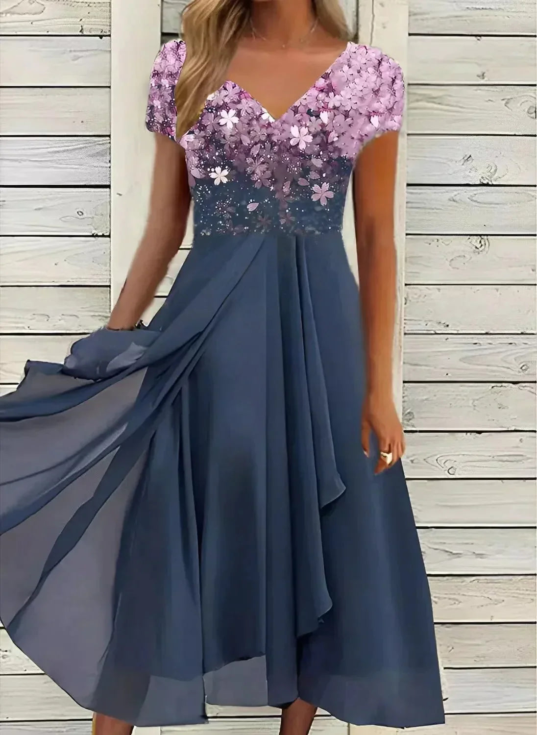 Adrienne - Women's Chiffon Dress