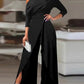 Wendy - New fashionable, simple, elegant jumpsuit with wide legs