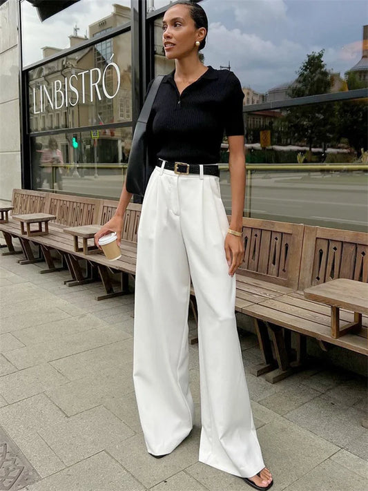 Olivia | White chino pants