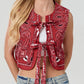 Y2K Rust Colored Bandana Wrap Top Trendy Cropped Streetwear Top - Liora