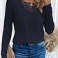 Diana | Women's lace stitching - casual long sleeve blouse