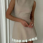 Dolly - Elegant short dress with pleats