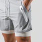2-in-1 Sports Pants for Men Versatile Performance for Every Workout