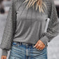 Elisa | Women's lace sleeve - round neck blouse