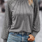 Elisa | Women's lace sleeve - round neck blouse