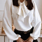 Blouse with Bow for Women - Spring 2025 Collection