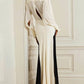 Louise - Contrasting color slim fit dress for women
