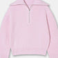 Madeleine - Wide Turtleneck Women's Sweater with Striped Lapel