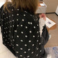 KESTREL | POLKA-DOT KNIT CARDIGAN