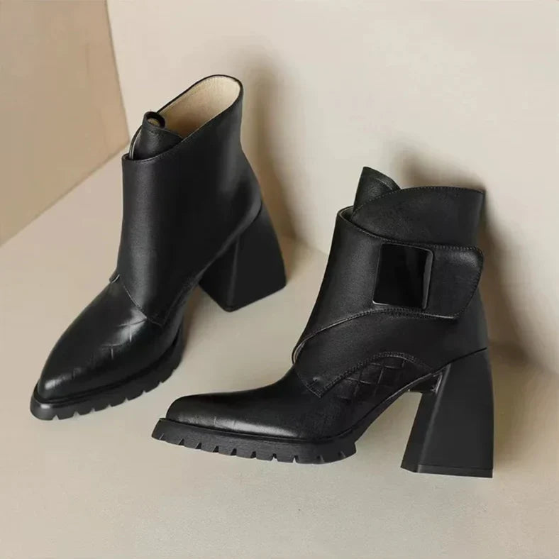 BRIELLA | STATEMENT BLOCK BOOTS