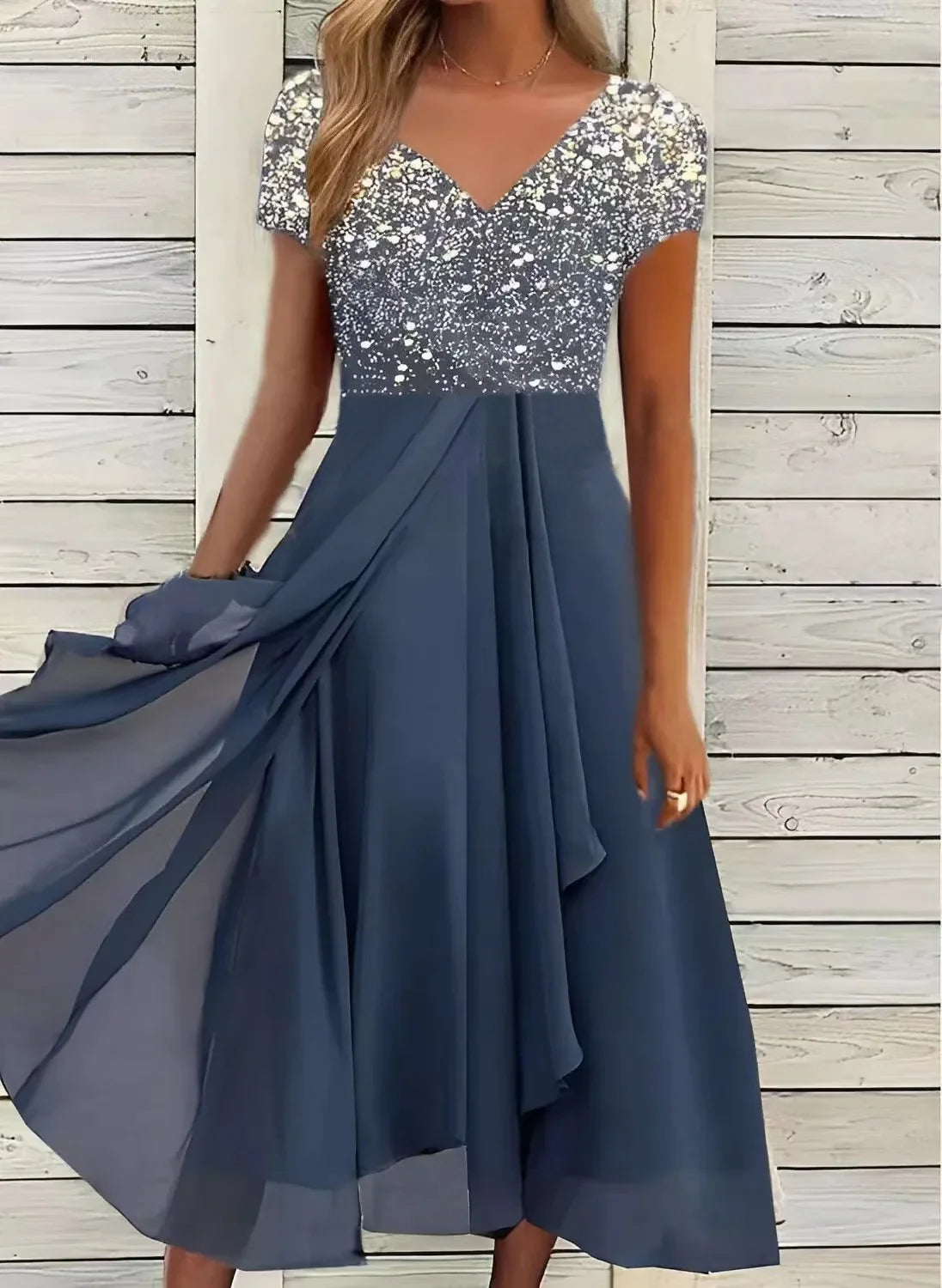 Adrienne - Women's Chiffon Dress
