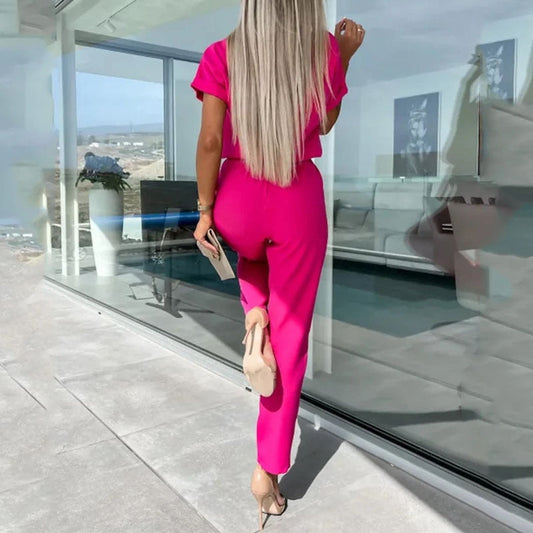 Yna - Short-Sleeved Jumpsuit