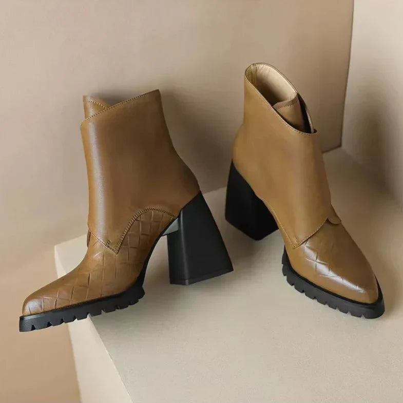 BRIELLA | STATEMENT BLOCK BOOTS