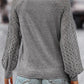 Elisa | Women's lace sleeve - round neck blouse