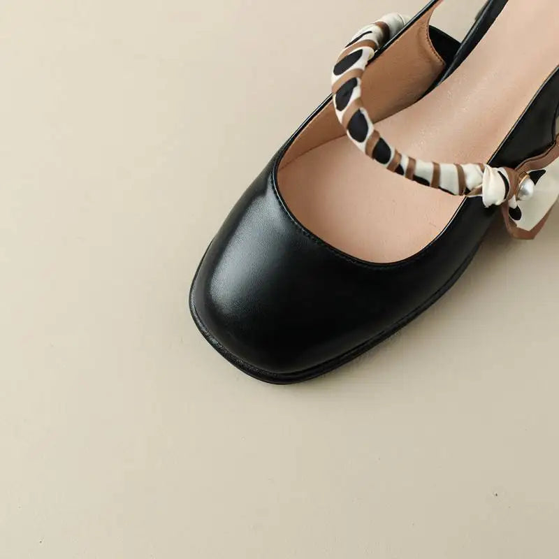 GIAVANNA | PEARL STRAP SLINGBACK HEELS