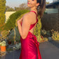 Sleeveless Women's Maxi Dress with Deep V-Neck for Summer