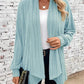 EMMELINE | DRAPED STRIPE CARDIGAN