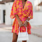 Fern - Ruffled floral print dress
