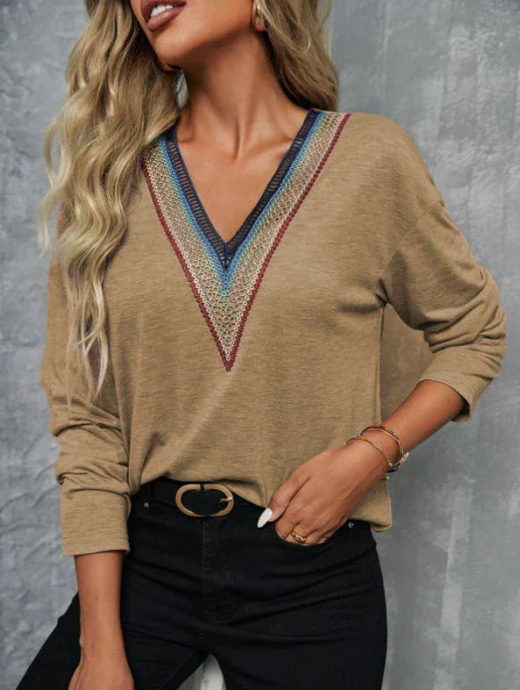 Karla | Autumn Blouse - Casual Women's Top
