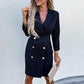 Double-breasted blazer dress
