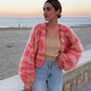 Bridget - Striped open sweater