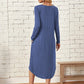 Róis - Langärmeliges Freizeitkleid