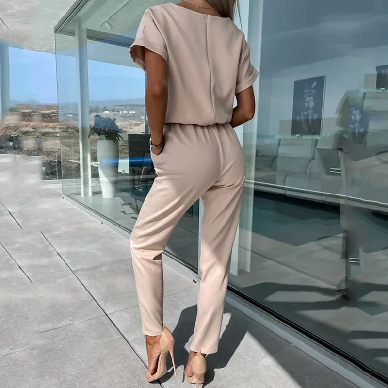 Yna - Short-Sleeved Jumpsuit