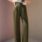 Selah - Silk satin women's trousers