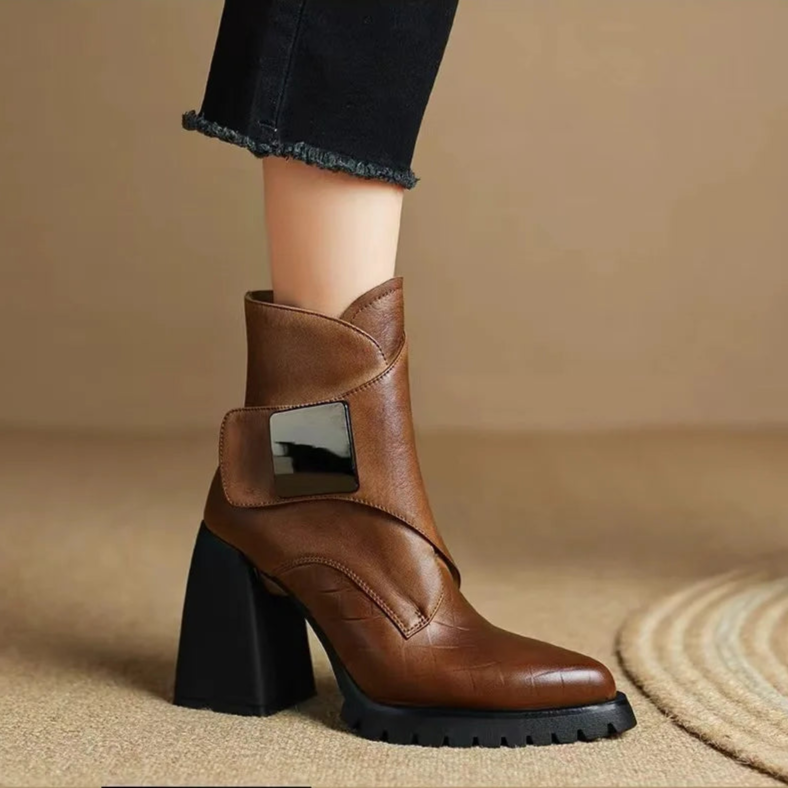 BRIELLA | STATEMENT BLOCK BOOTS